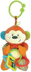 Плюшена дрънкалка Маймунка Little Pals - WinFun - От серията Little Pals — 119