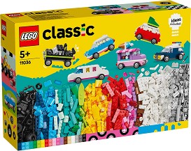 LEGO Classic - Творчески превозни средства - Детски конструктор — 11036