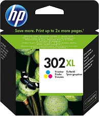Касета с мастило за принтер HP 302 XL Color - 330 страници