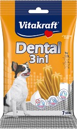 Дентални лакомства за кучета 3 в 1 Vitakraft Dental XS - 70 г