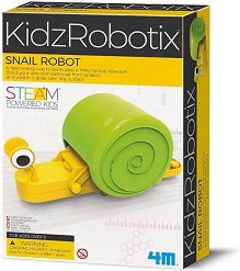 Направи си сам Охлюв робот - 4M - От серията KidzRobotix — 4m-03433