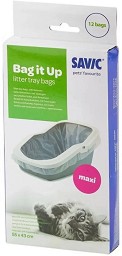 Торбички за котешка тоалетна Savic Bag It Up Maxi - 12 броя, за Oval Jumbo, Nestor, Aseo, Figaro