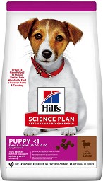 Суха храна за кучета Hill's Small & Mini Puppy Adult — 1,5 кг, с агнешко и ориз, от серията Science Plan, за дребни и малки породи, до 1 година