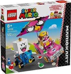 LEGO Super Mario - Mario Kart: Wario и King Boo - Детски конструктор — 72038