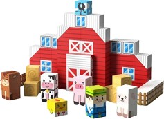Магнитен конструктор Farm Story - 54 части
