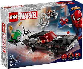 LEGO Marvel Super Heroes - Спайдърмен срещу Венъм с мощна кола - Детски конструктор — 76309