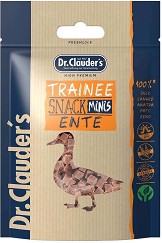Лакомства за кучета и котки Dr.Clauder's Minis - 50 г, с патешко, от серията Trainee Snack