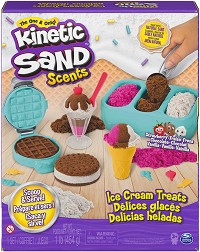 Кинетичен пясък Spin Master - Сладолед - Творчески комплект от серията Kinetic Sand
