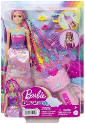 Кукла Барби с шарени плитки и аксесоари - Mattel - С височина 30 cm, от серията Barbie — JCW55