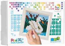 Мозайка с пиксели Лебед - Pixelhobby - Творчески комплект — 12097