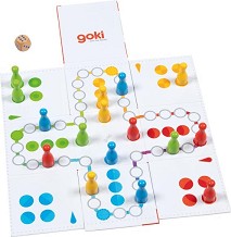 Не се сърди човече - Детска настолна игра — Goki 56638