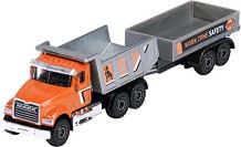 Метална количка с ремарке Mack Granite - Majorette - От серията City — 8503002001