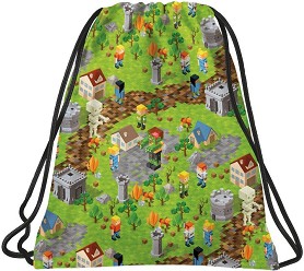 Спортна торба BackUp A 61 - На тема Minecraft — 711909
