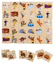 В цирка - Мемо игра — Woodyland 93049