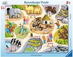 Моите първи числа до 5 - Пъзел от 17 части — Ravensburger 05233