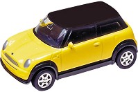 Метална количка Mini Cooper - Goki - С pull-back механизъм — 12031