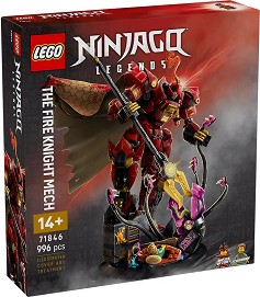 LEGO Ninjago - Огненият рицар-робот - Детски конструктор — 71846