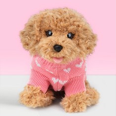 Плюшено кученце Пуделът Бисквитка - Studio Pets - С височина 23 cm — 6216