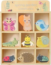 Дървени градински животни - Orange Tree Toys - От серията Spring Garden Collection — OTT26329