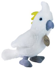 Еко плюшен папагал Какаду - Rappa - С височина 17 cm — 505124