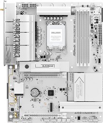 Дънна платка ASRock B860 Challenger White WIFI — B860 CHALLENGER WIFI WHITE