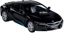 Метална количка BMW i8 - Goki - С отварящи се врати и pull-back механизъм — 12304