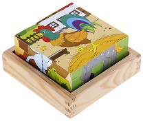 Дървени кубчета Woodyland - Ферма — 90922