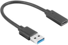  USB-A male  USB-C female Lanberg -   15 cm - 