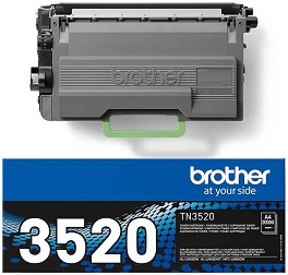 Тонер касета Brother TN-3520 Black - 20000 страници