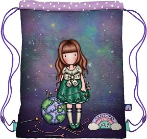 Спортна торба Be Kind To Our Planet - Santoro - На тема Gorjuss — 1123GJ07