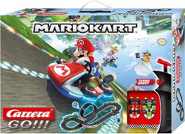 Писта за колички с дистанционни Mario Kart - Carrera - С 2 колички със светлини на тема Супер Марио — 20062491