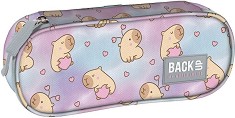 Овален ученически несесер BackUp A 04 - С 1 отделение от серията Capybara Dream — 709425