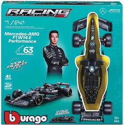 Сглоби си метална количка Mercedes AMG W14E номер 63 - Bburago - С мащаб 1:24 — 18/28503