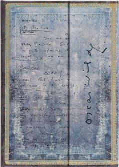 Тефтер Paperblanks Wilde The Importance of Being Earnest - 13 × 18 см, с широки редове от колекцията Embellished Manuscripts Collection