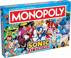 Монополи - Соник - Семейна бизнес игра на тема Соник — Winning Moves
