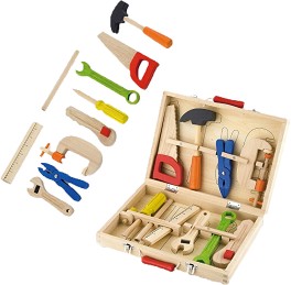 Дървени инструменти в куфарче - Viga Toys — 50387