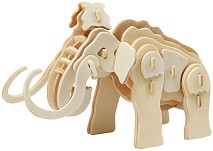 Мамут - Дървен 3D пъзел — Creative Company