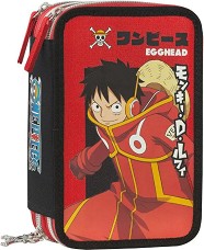 Несесер с ученически пособия - С 3 отделения на тема One Piece — 73245