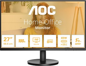  AOC 27B3CA2 - 27", IPS, 100 Hz, 16:9, 1920 x 1080, 1 ms, HDMI, USB-C - 