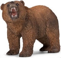 Фигурка на мечка гризли - Schleich - От серията Wild Life — 14685