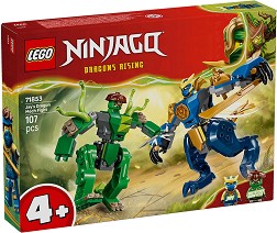 LEGO Ninjago - Битка с драконов робот на Джей - Детски конструктор — 71853