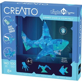 Светещ конструктор Акула 4 в 1 - Thames and Kosmos - С LED светлини от серията Creatto — 3522