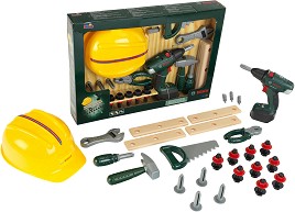 Детски комплект с инструменти - Klein - От серията Bosch-Mini — 8417