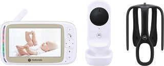 Видео бебефон Motorola VM45 Connect - С Wi-Fi, температурен датчик, мелодии, нощно виждане и възможност за обратна връзка