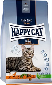 Суха храна за котки Happy Cat Adult — 0,3 кг, с патешко, от серията Culinary, в зряла възраст