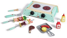 Дървено барбекю със скара - HaPe — E3214