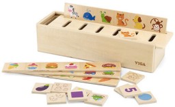 Дървена кутия за сортиране по признак - Viga Toys — 44503