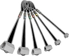   Rock Empire Climbing Stoppers Hex Set 1 - 6 - 6  - 