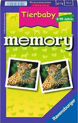 Мемори карти Бебета животни - Детска игра за памет — Ravensburger 22458