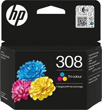 Касета с мастило за принтер HP 308 Color - 120 страници